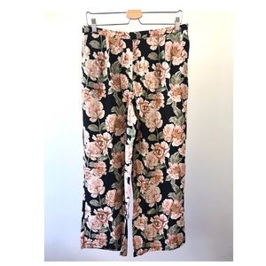 Mango Floral Culottes trousers